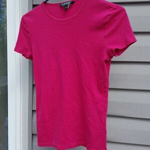 Ralph Lauren Fuchsia Short Sleeve Tee
